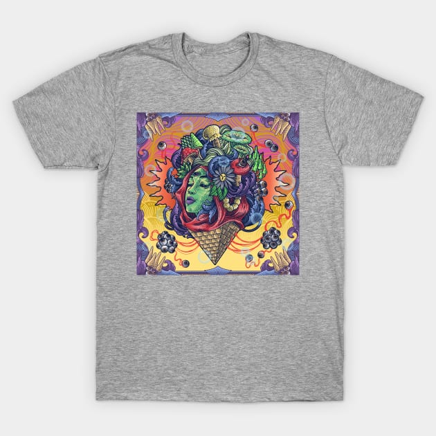 Cambulo Psychedelic Artwork T-Shirt by Tonymidi Artworks Studio